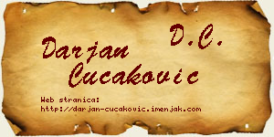 Darjan Čučaković vizit kartica